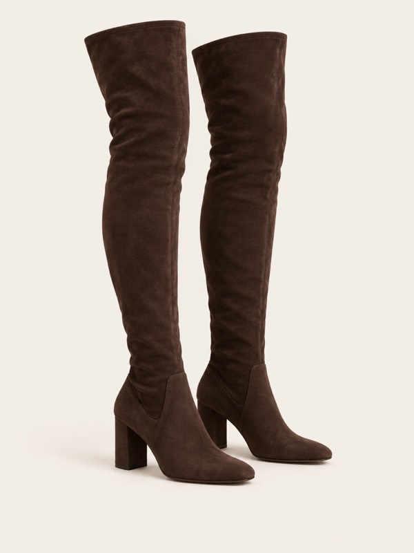 Over-the-knee boot: A tall boot that goes past the knee onto the thigh.