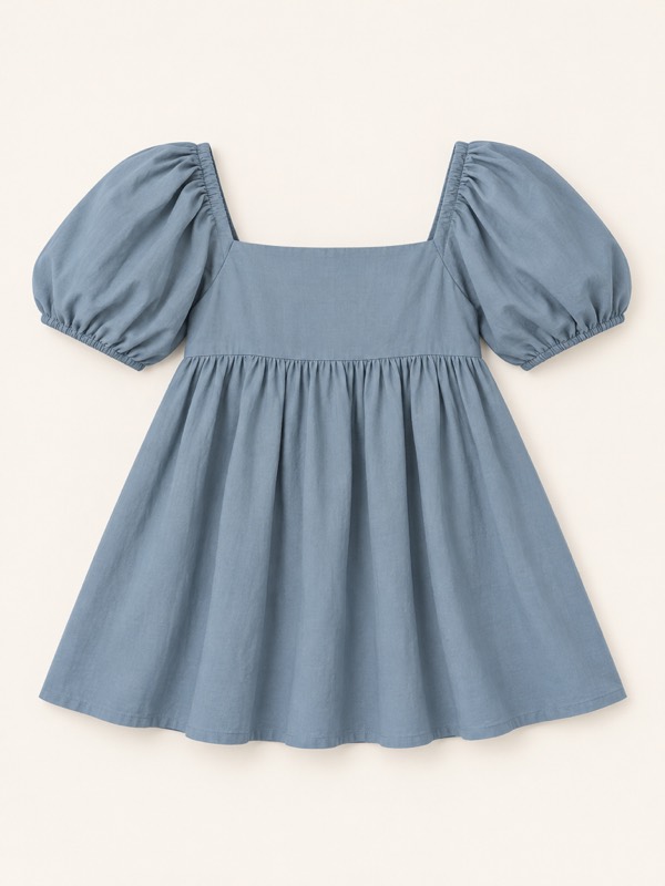 Babydoll dress: A short, loose dress gathered just under the bust.