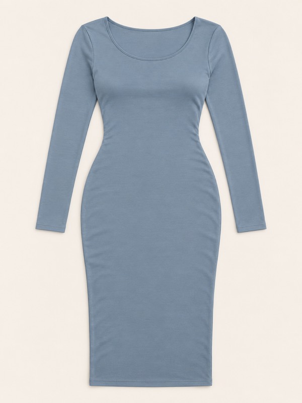 Bodycon dress: A stretchy dress that hugs the body closely.