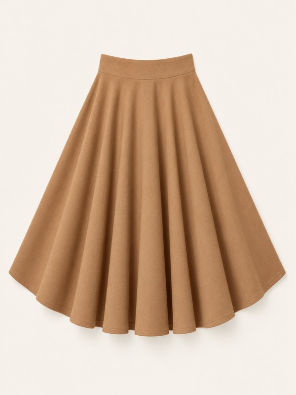 Circle skirt: A very full skirt cut from a circle of fabric.