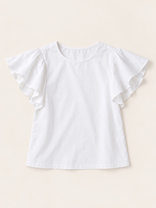 Flutter sleeve: A short, loose, ruffled sleeve that moves as you do.